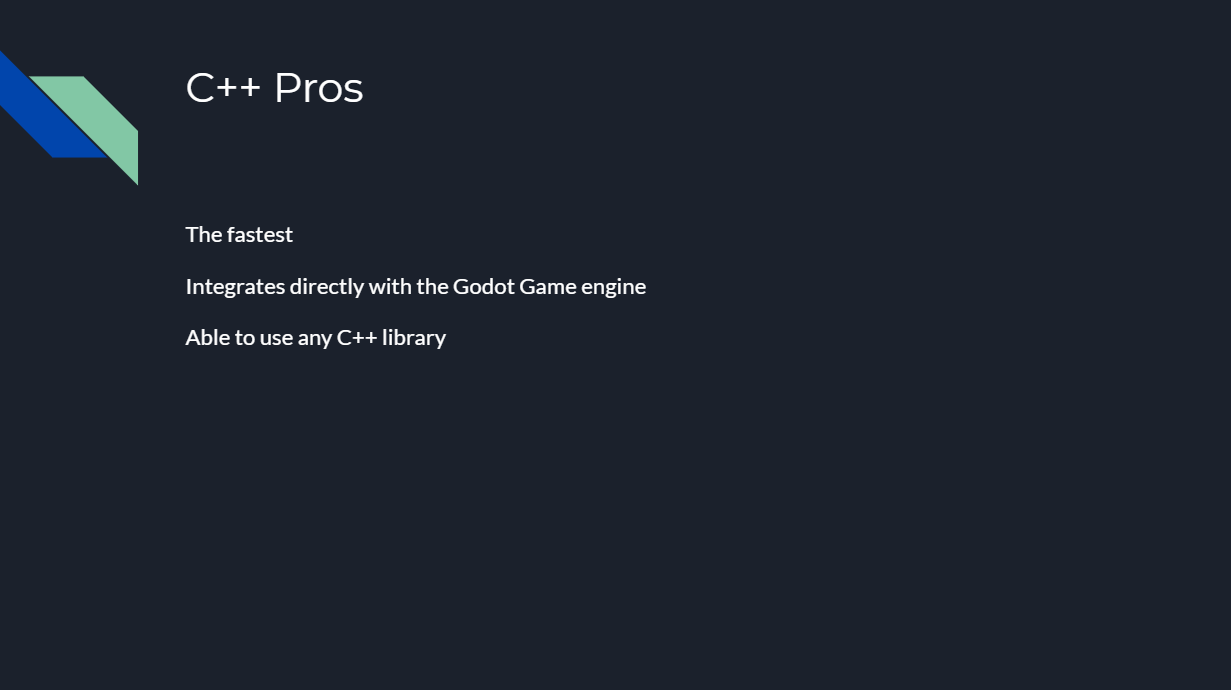 An Analysis on Godot Languages – FinePointCGI